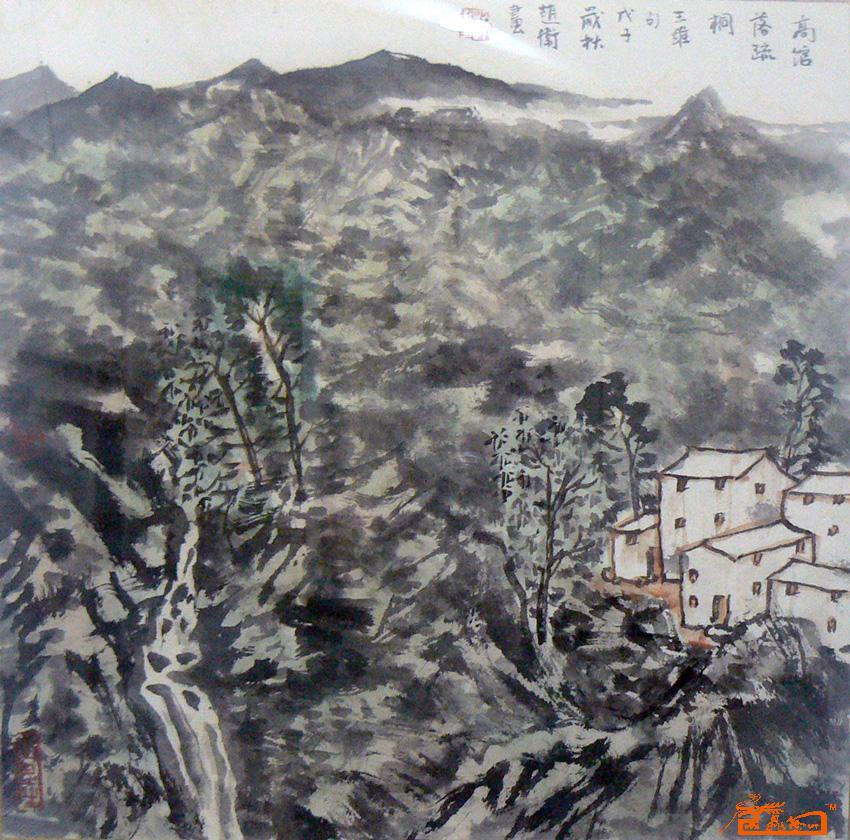 作品68赵卫山水画。